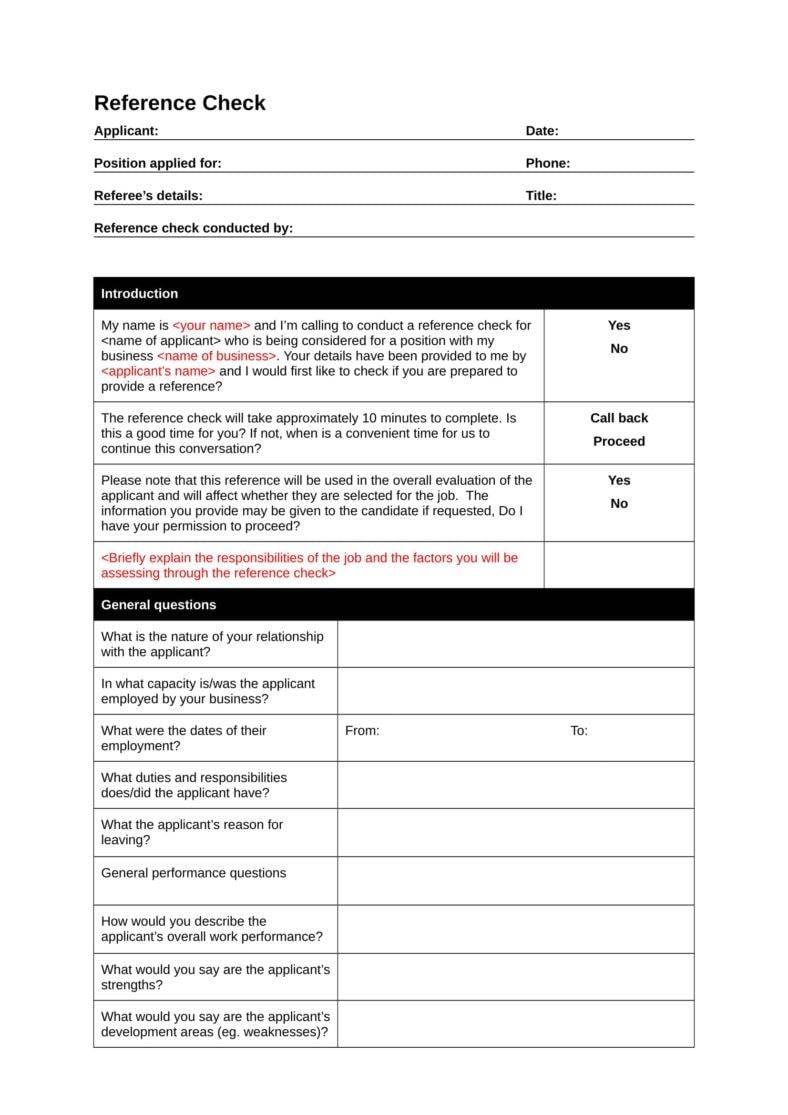 reference check form sample 788x1115