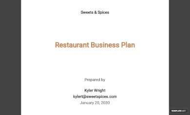 business plan resto bar