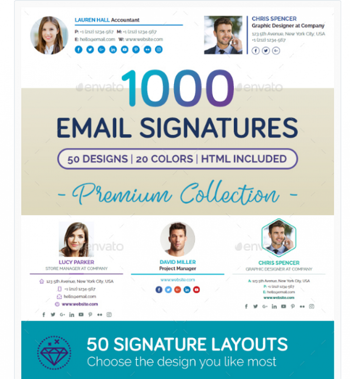 Indesign Email Signature Template