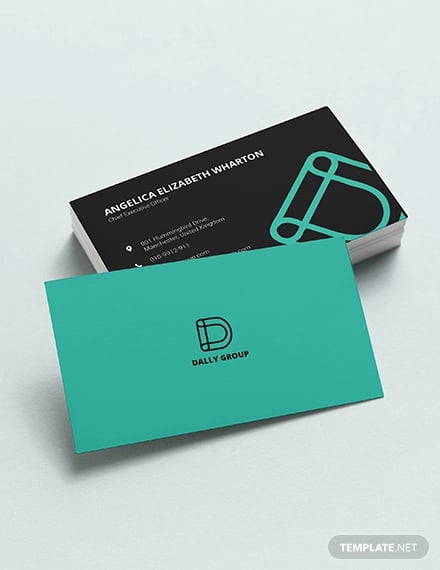 simple ceo business card