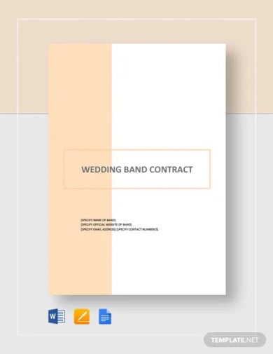 wedding-band-contract-template
