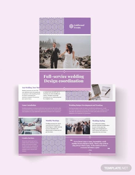 wedding-event-bi-fold-brochure-template