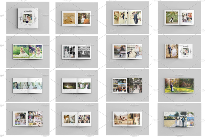 wedding photo album template