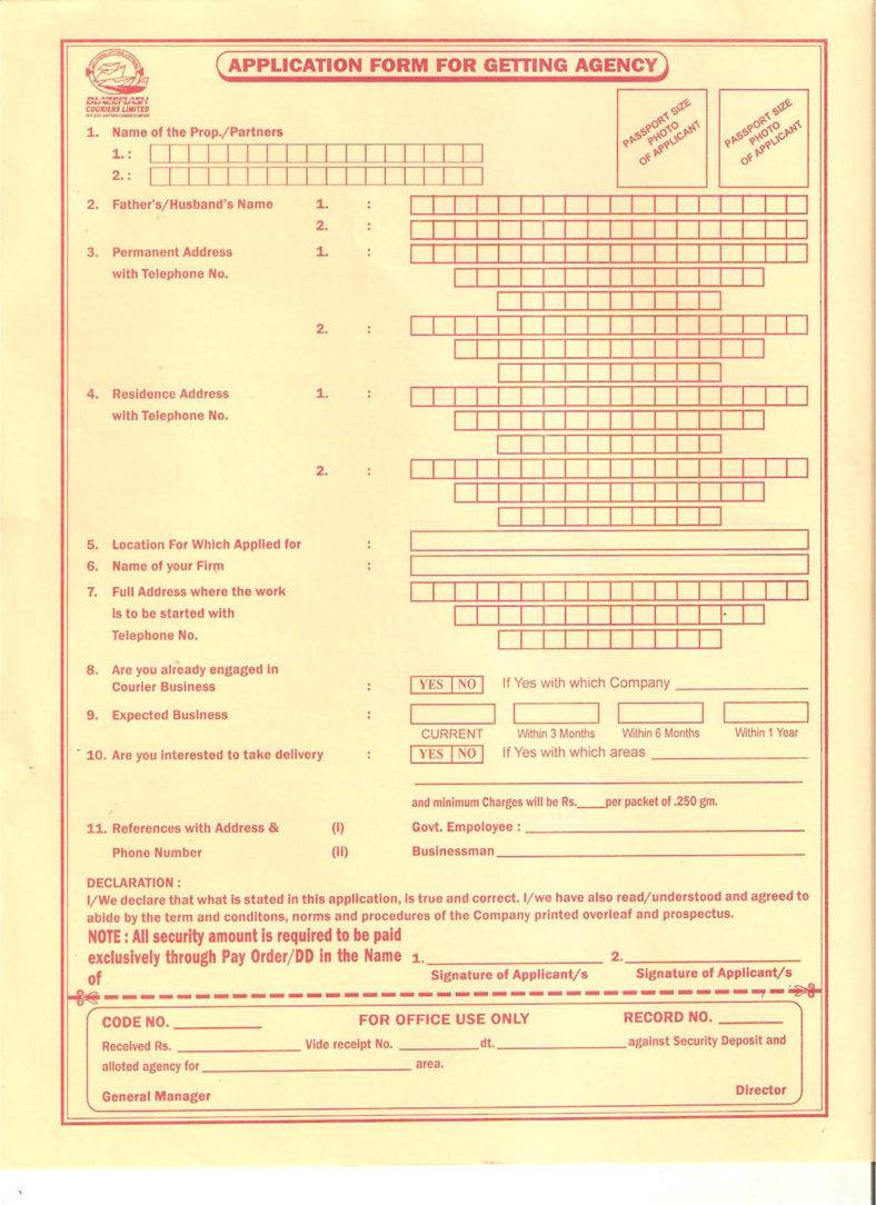 agency application form front 788x1084