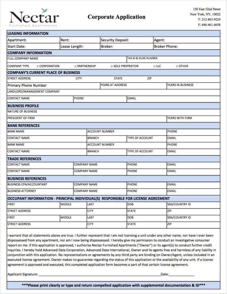 corporate agency application form 788x1020