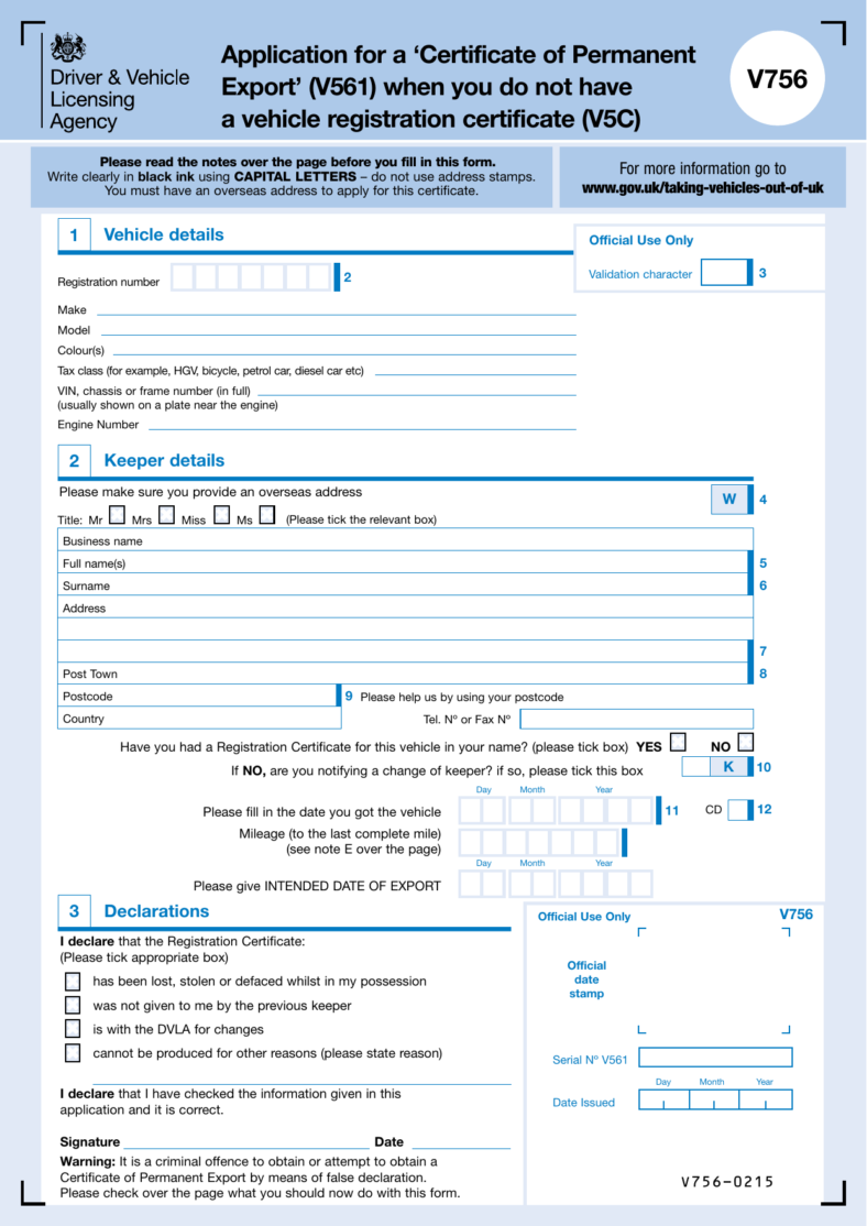 Dvla V62 Printable Form Printable Forms Free Online