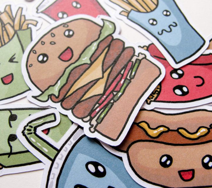 14+ Delicious Restaurant Stickers Free & Premium Templates