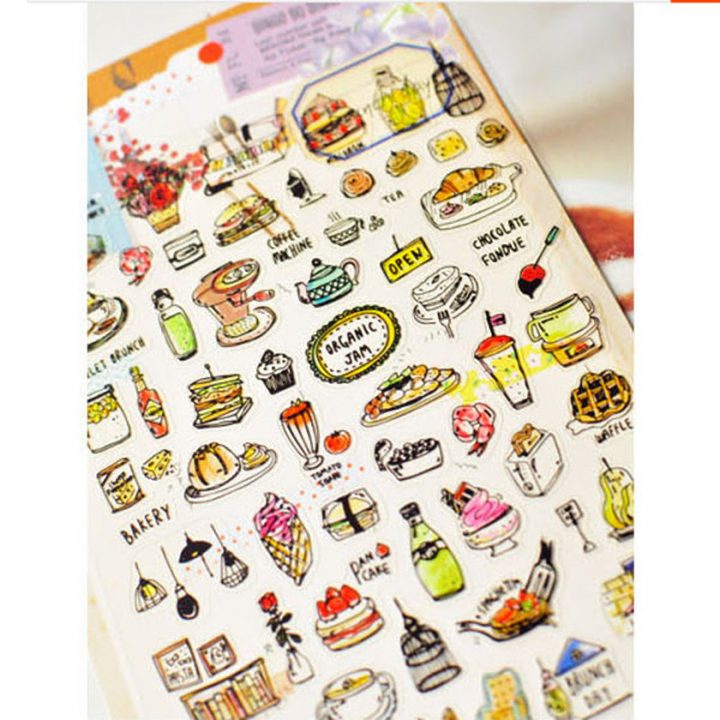 12+ Delicious Restaurant Stickers Free & Premium Templates