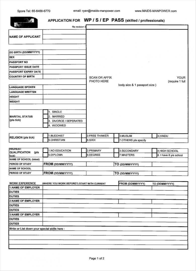 Things to Know About an Agency Application Form