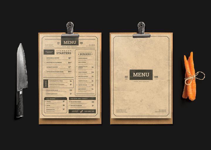 Steakhouse Menu - 16+ Free Design Templates