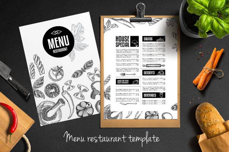 25+ A4 Restaurant Designs & Templates - PSD, AI