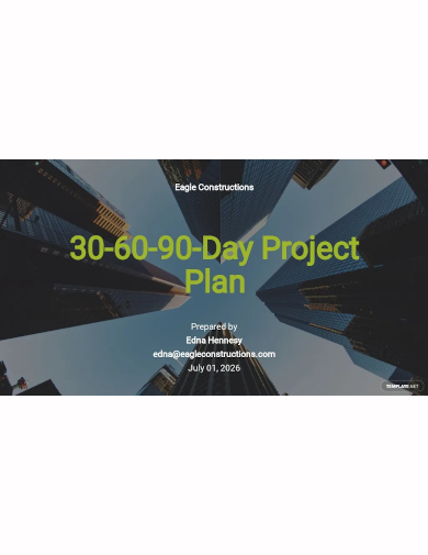 0 60 90 day project management plan template