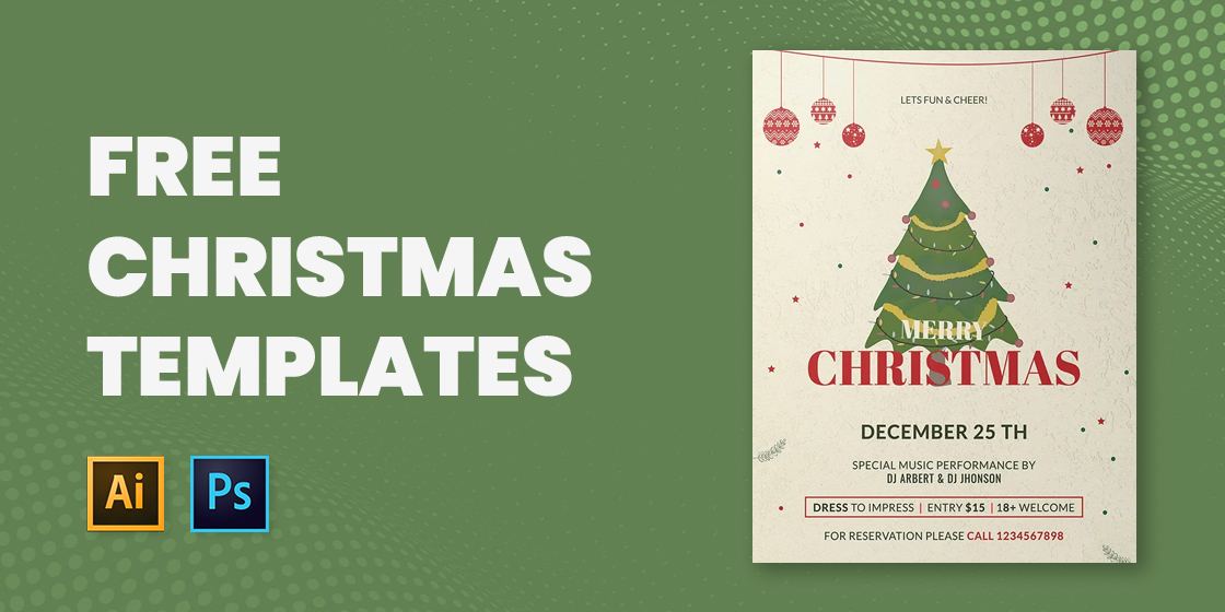 free christmas templates for word