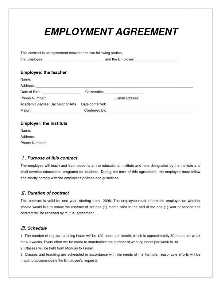 How to Write Effective Employment Agreements for a Restaurant, Cafe, or