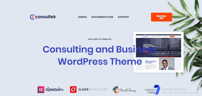 consulting business wordpress theme