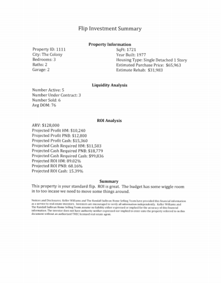 How To Make Create An Investment Summary [templates Examples] 2023