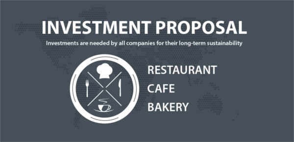 8 Investment Proposal Templates For A Restaurant Cafe And Bakery Free Premium Templates