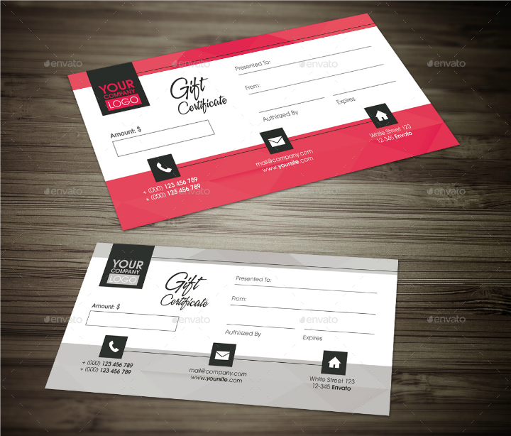 14+ Restaurant Gift Certificates