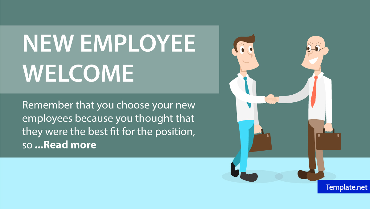 New Employee Welcome Poster Template