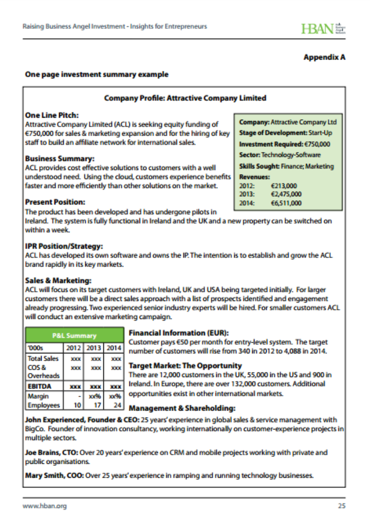 How to Make/Create an Investment Summary [Templates + Examples] 2023