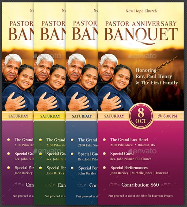 pastor anniversary banquet ticket template1