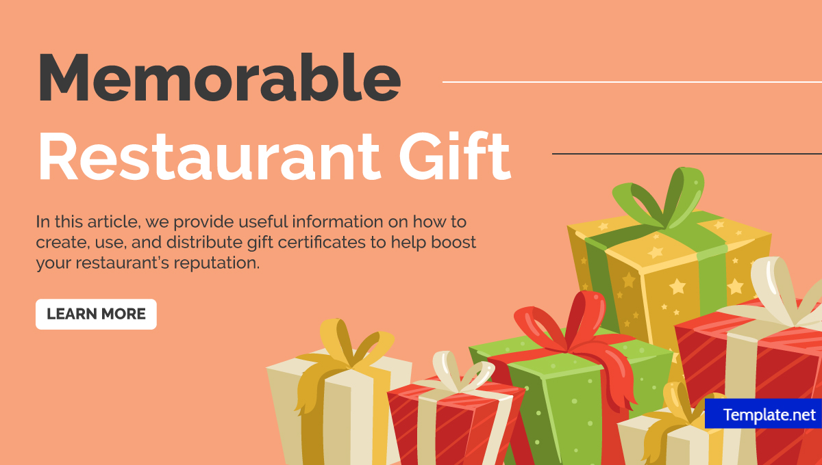 14 Restaurant Gift Certificates