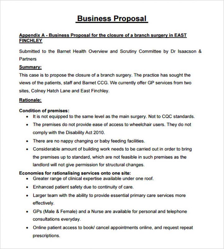 business plan proposal