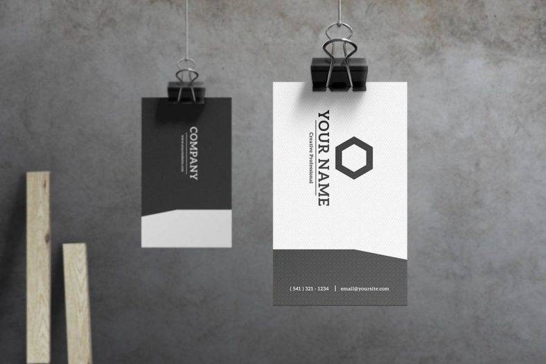 clean business card template 4  788x