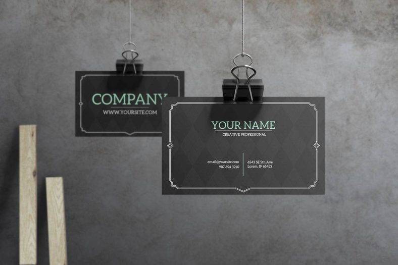 vintage business card template 1  788x