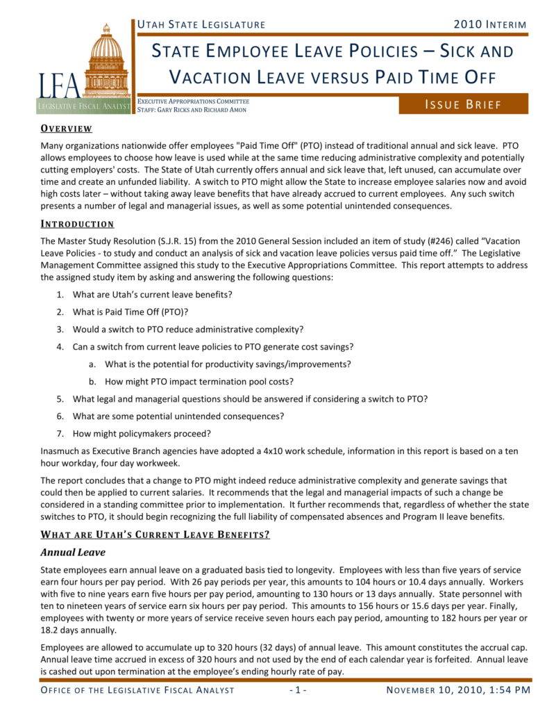 9+ Holiday Vacation Policy Templates PDF