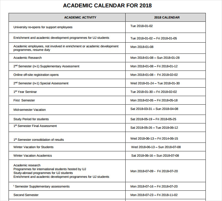 academic-calendar-for-20181