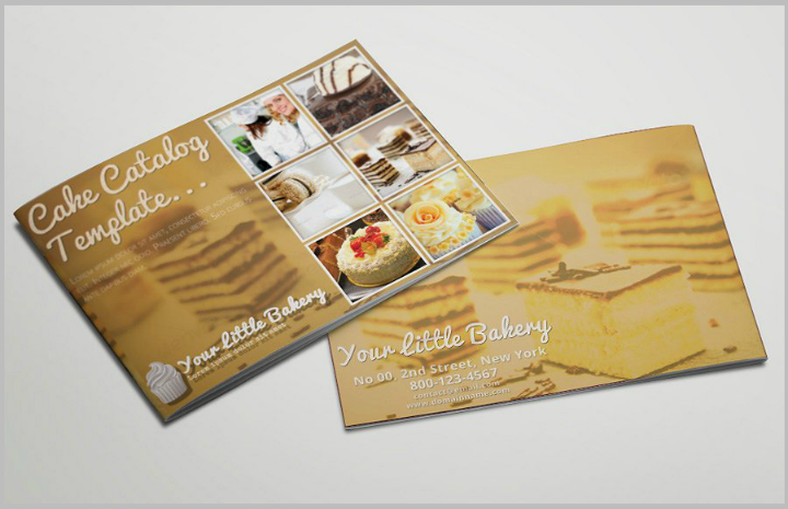 catering service brochure template