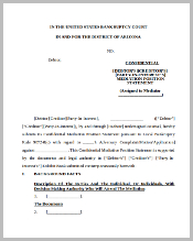 confidential-mediation-position-statement-template