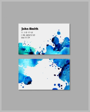 corporate-watercolor-business-card
