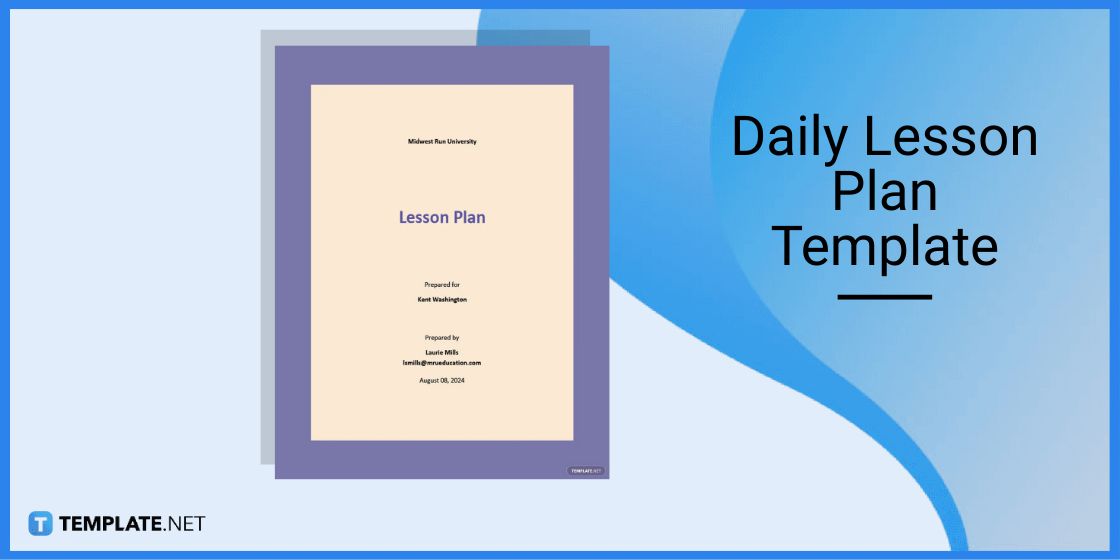 daily lesson plan template