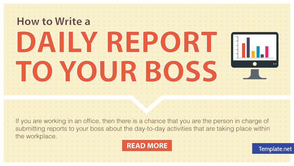 How to Write a Daily Report to Your Boss - 20+ Templates in Word Regarding How To Write A Work Report Template