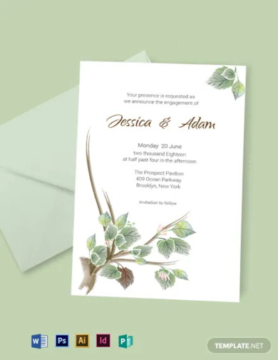 fall-wedding-engagement-announcement-card-template