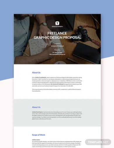 freelance graphic design proposal template