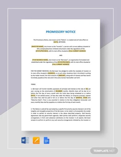 general-promissory-note-template