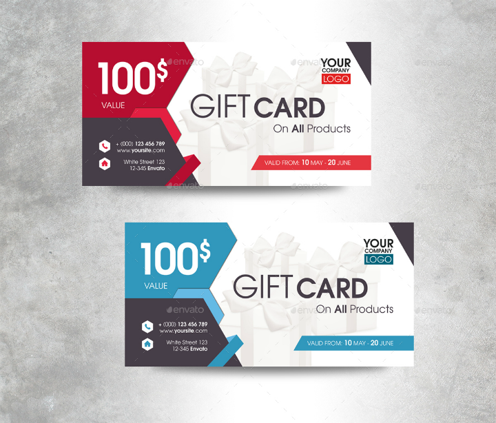 14+ Restaurant Gift Card Designs & Templates PSD, AI