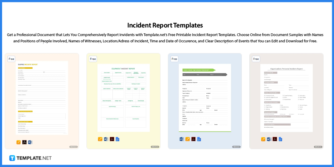 how to create an incident report step