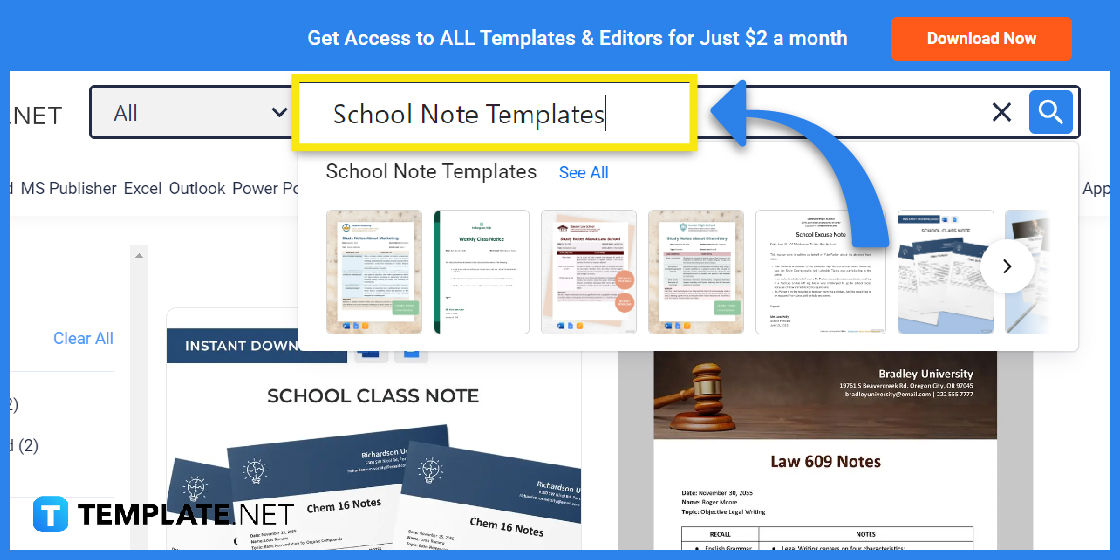 how to create a school note templates examples 2023 step
