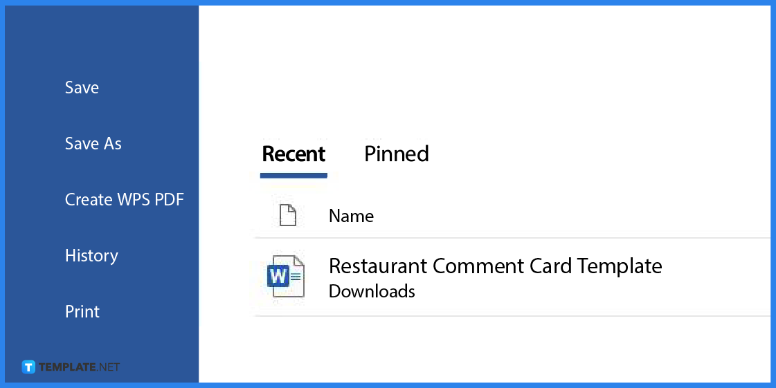 how to make a restaurant comment card step 10