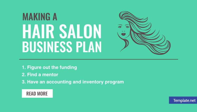 hair product line business plan