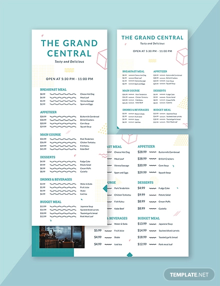 11 Minimalist Bbq Menu Ai Psd Google Docs Le Pages Free Minimal Menu Board Template