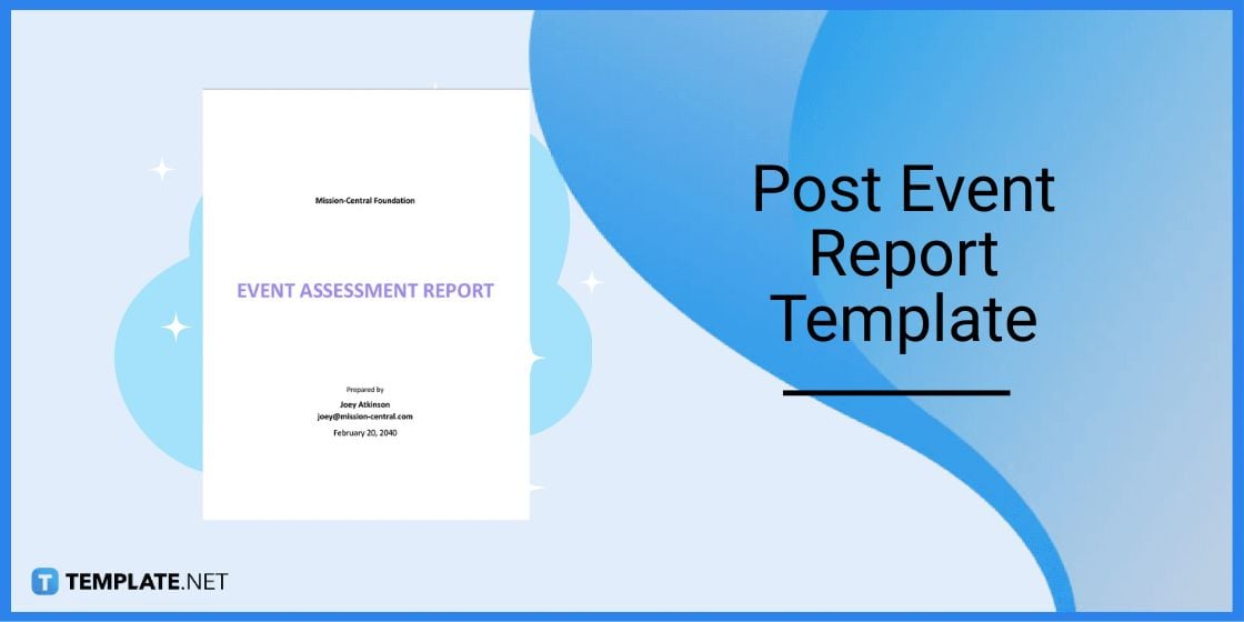 post event report template