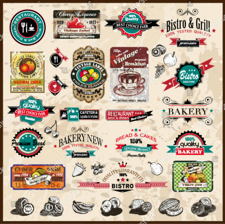18+ Restaurant Label Tag Templates PSD, AI