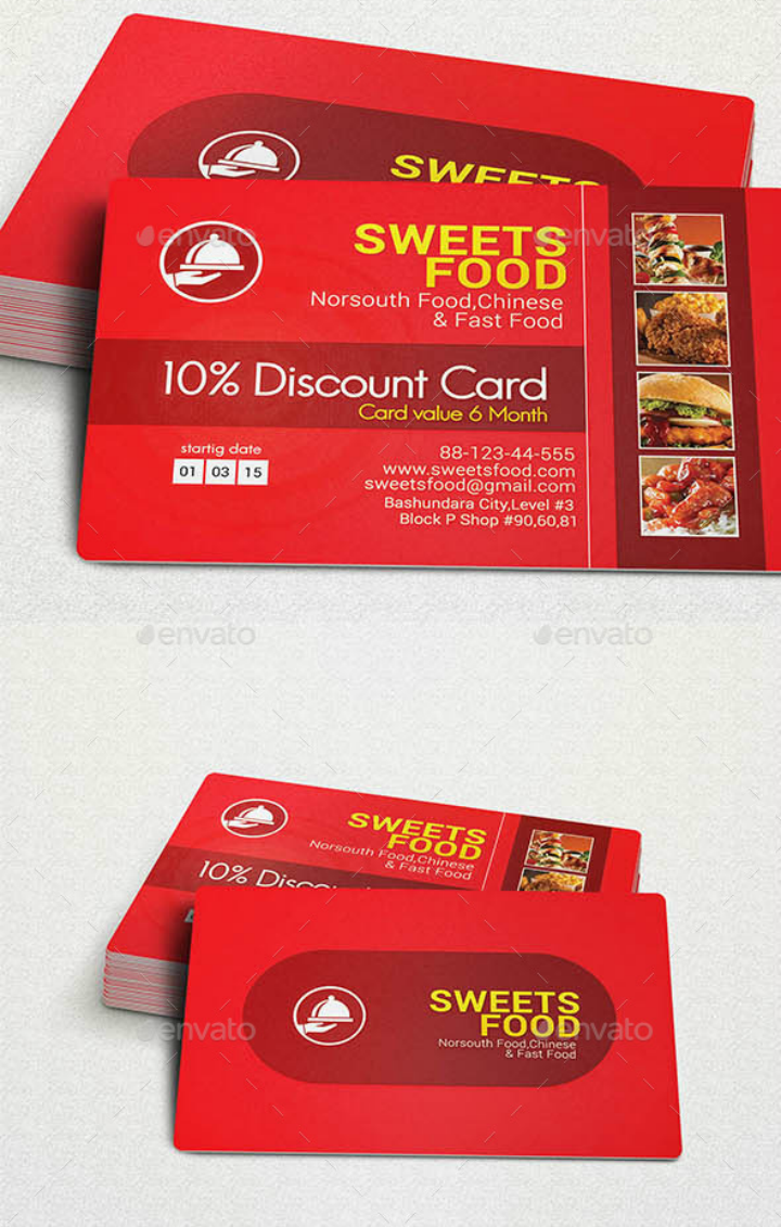 23+ Compelling Restaurant Discount Card Designs & Templates PSD, AI