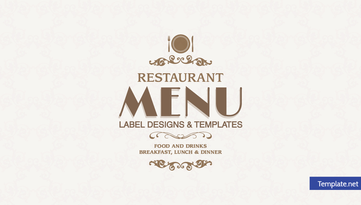 17+ Restaurant Menu Label Designs & Templates PSD, AI Free