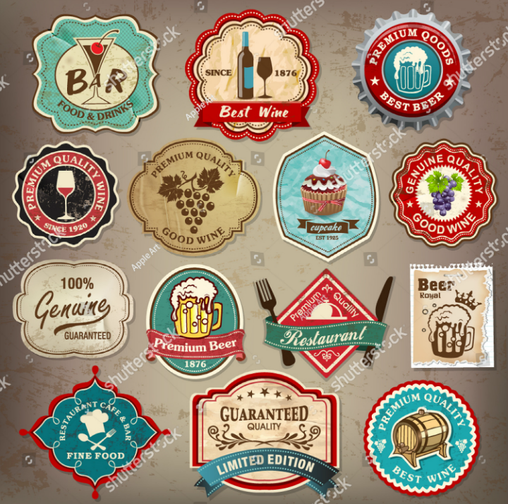 18+ Restaurant Label Tag Templates PSD, AI